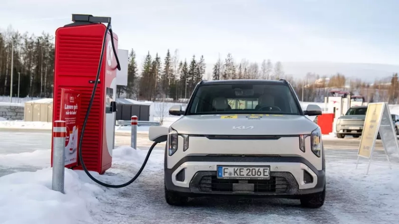 Kia EV2 покоряет снежные вершины: результаты Winter Test Drive