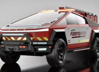 Спасительный тренд: Tesla Cybertruck переквалифицировался в пожарный автомобиль