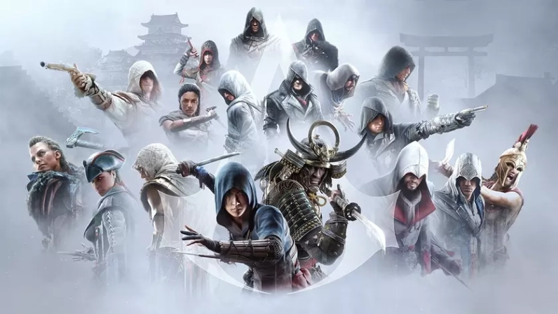 Все любимые ассассины в одном кадре: Прогрессия персонажей Assassin's Creed