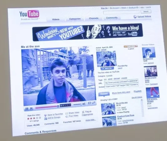 YouTube покоряет музейные пространства: первое видео обрело статус культурного артефакта