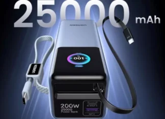 Nexode Pro: Ugreen представила революционный пауэрбанк с рекордной мощностью 200 Вт