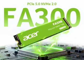 Acer FA300: PCIe 5.0 без лишних проблем — новый SSD, который охладит ваши амбиции
