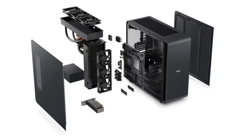 Компоновка компонентов Dell Pro Max GB300