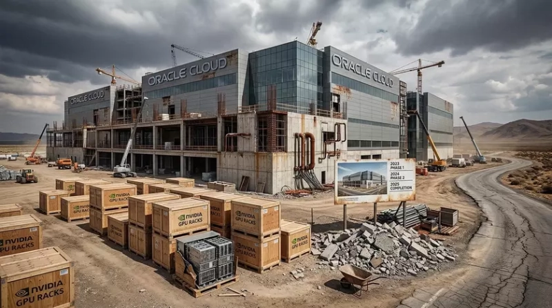 Визуализация серверной фермы Oracle для ИИ