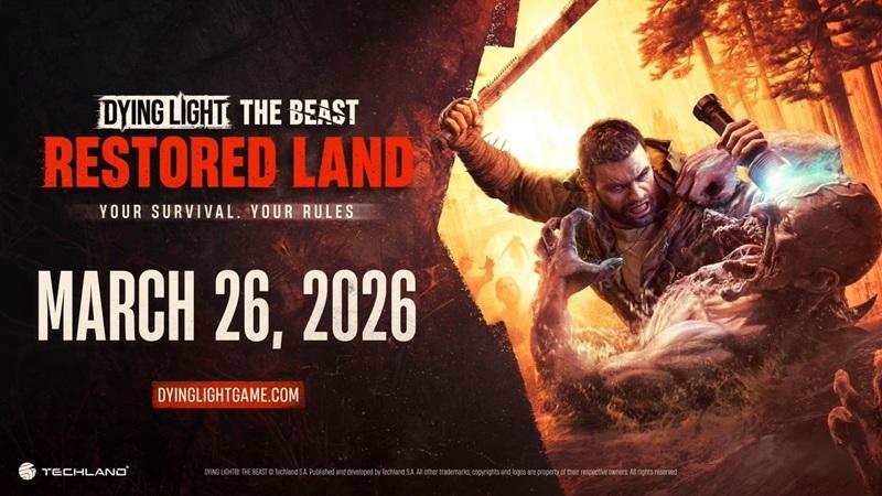 Dying Light: The Beast получит бесплатное DLC Restored Land с хардкорным режимом и элементами выживания