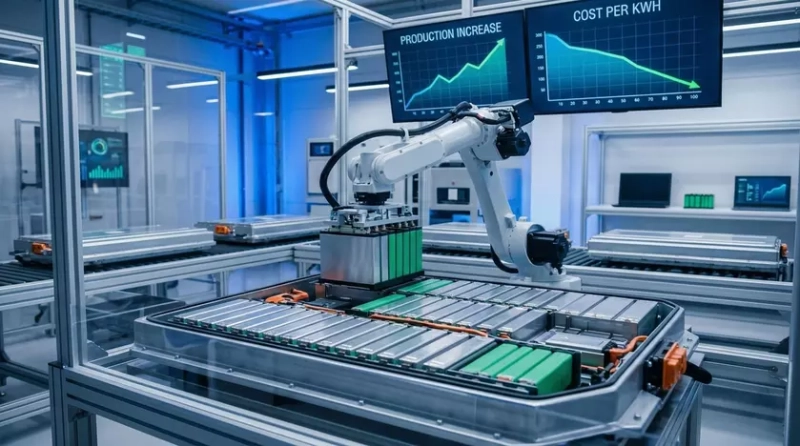 График падения стоимости аккумуляторов