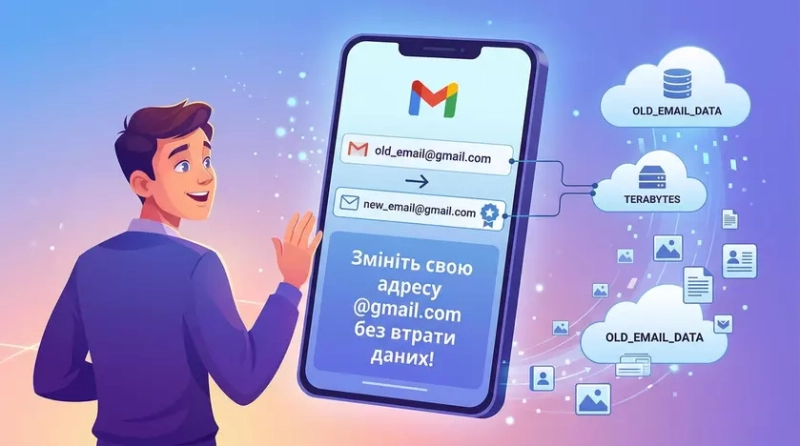 Приложение Gmail на смартфоне Android