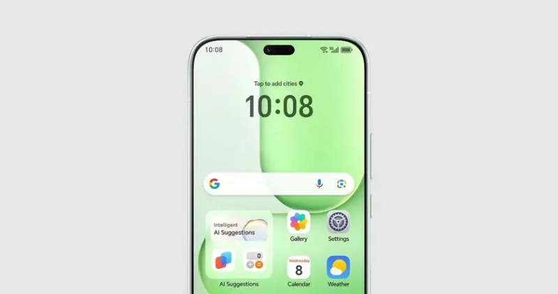 Передняя панель смартфона Honor 600e с тонкой рамкой