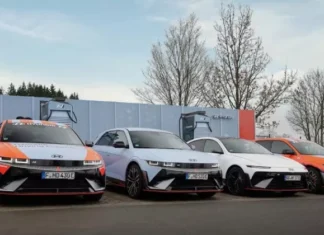 Hyundai запустила сверхбыструю зарядку для электромобилей на легендарном гоночном треке