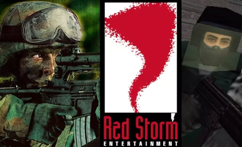 Как изменился логотип Red Storm Entertainment с 1996 года