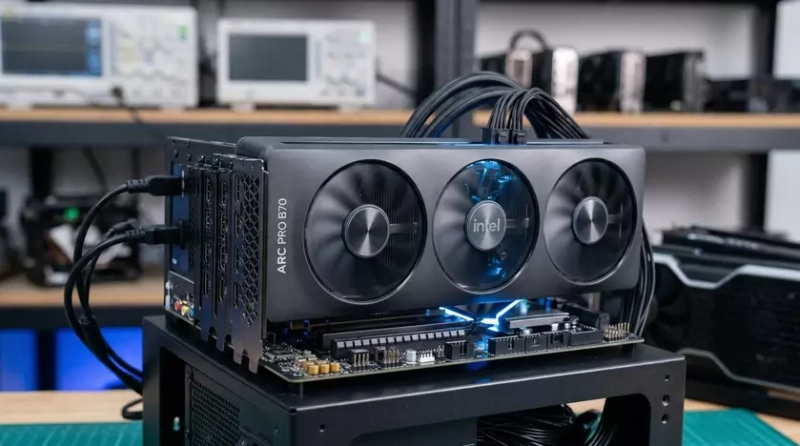 Видеокарта Intel Arc Pro B70 в тестах