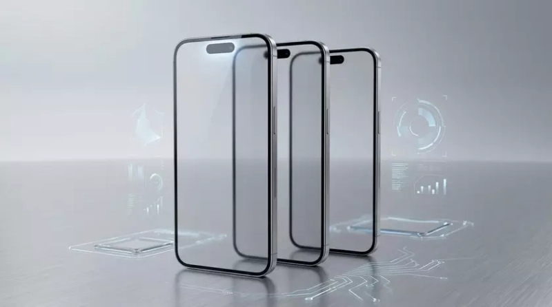 Фронтальная панель iPhone 18 с уменьшенным вырезом