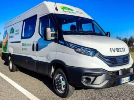 Iveco раскрыла технологию будущего: электрический фургон зарядится прямо на ходу