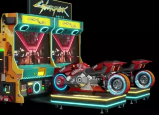CD Projekt раскрыла киберпанк-гонку Chrome Rush для аркадных автоматов