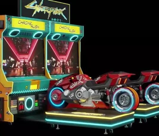 CD Projekt раскрыла киберпанк-гонку Chrome Rush для аркадных автоматов
