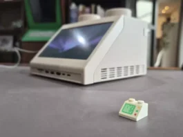 Ретро-футуризм в действии: Mac mini M4 превратили в гигантскую деталь LEGO