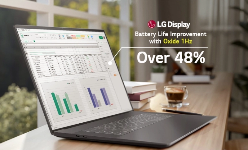 Панель LG Display с технологией Oxide 1Hz