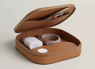 Аристократическая зарядка: Hermès представил люксовый MagSafe-чехол за $5150