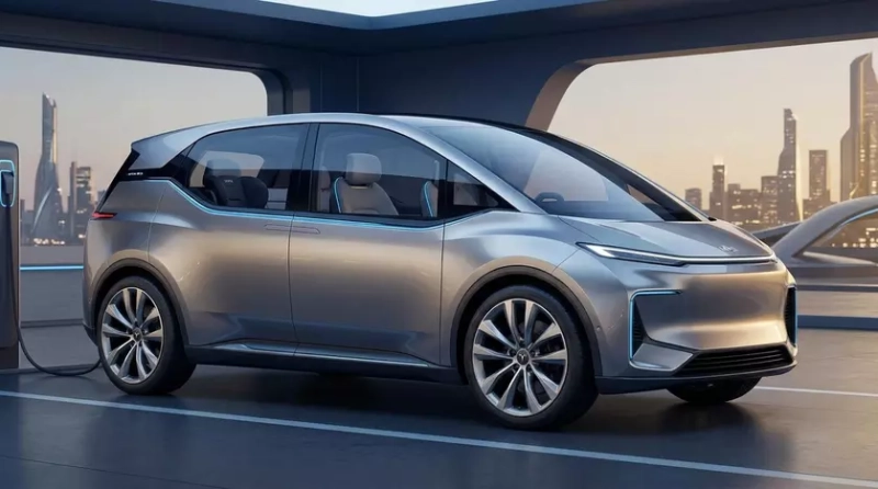 Концепт электрического минивэна Tesla от искусственного интеллекта