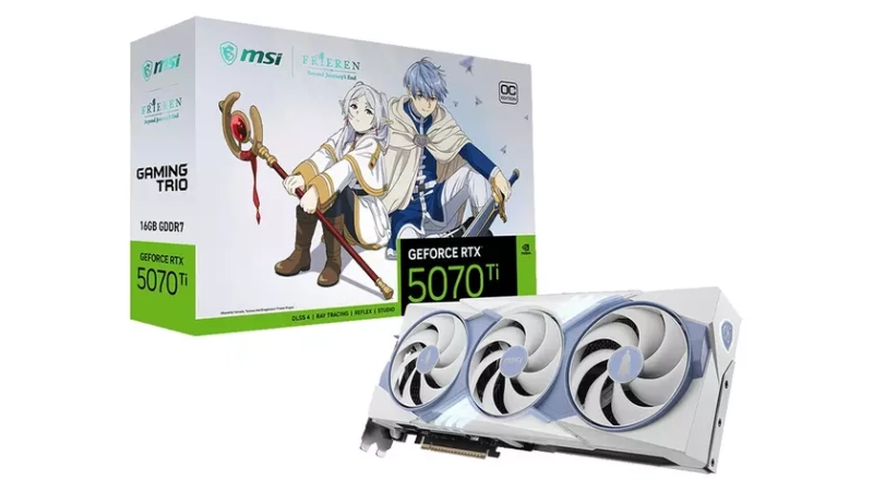 Видеокарта MSI RTX 5070 Ti Frieren Edition