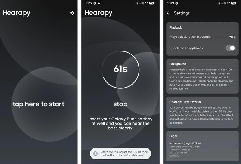 Оценит треть человечества: Samsung выпустила Hearapy — приложение, которое избавит от укачивания