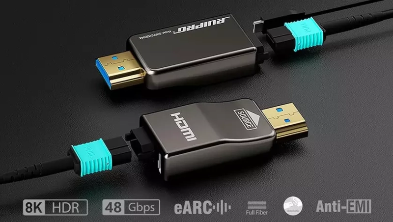 Бронированный оптоволоконный HDMI кабель Ruipro