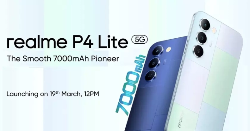 Обновленный дизайн Realme P4 Lite 5G