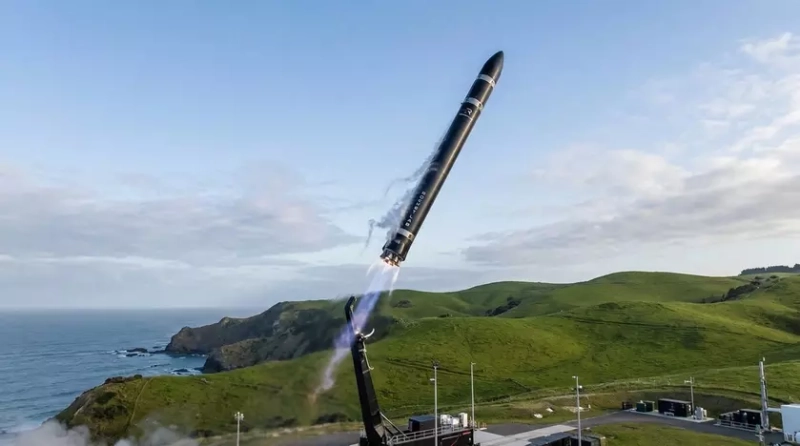 Запуск ракеты Electron из Новой Зеландии