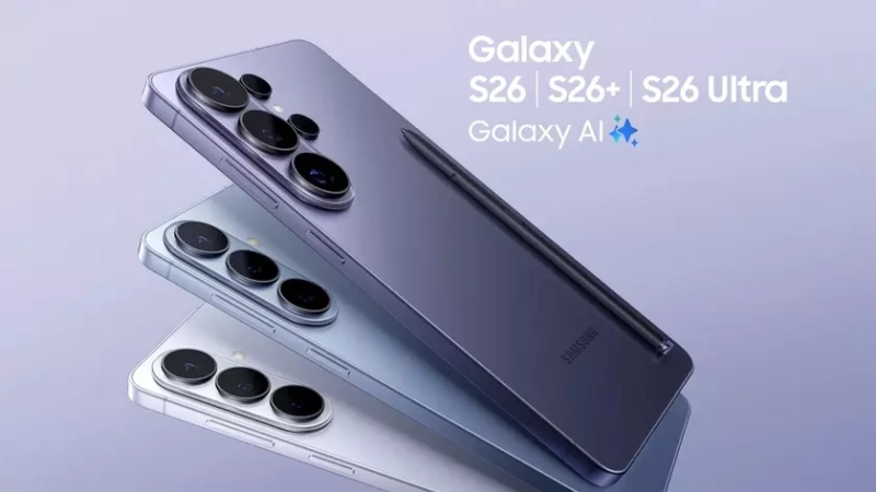 Смартфон Samsung Galaxy S26 Ultra в профиль