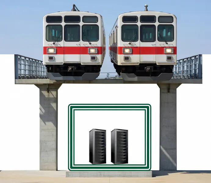 Железнодорожный сервер: Япония строит дата-центры под эстакадами поездов