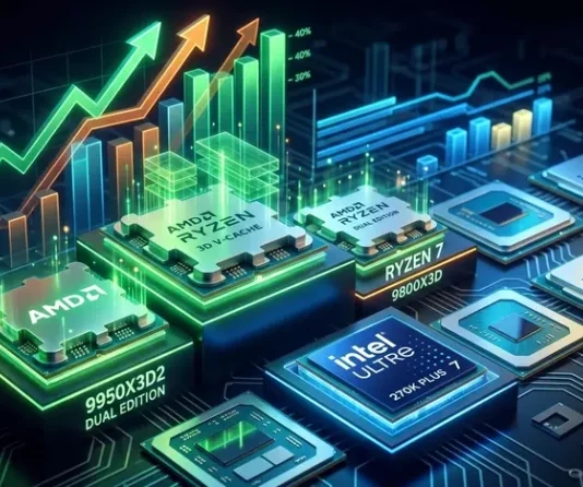 Игровые процессоры 2026: AMD громит рынок, Intel терпит сокрушительное поражение