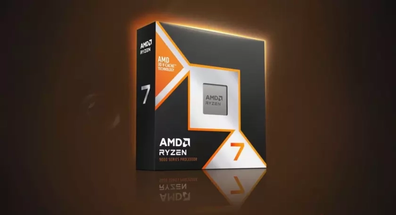 Процессор AMD Ryzen 7 9800X3D с технологией 3D V-Cache