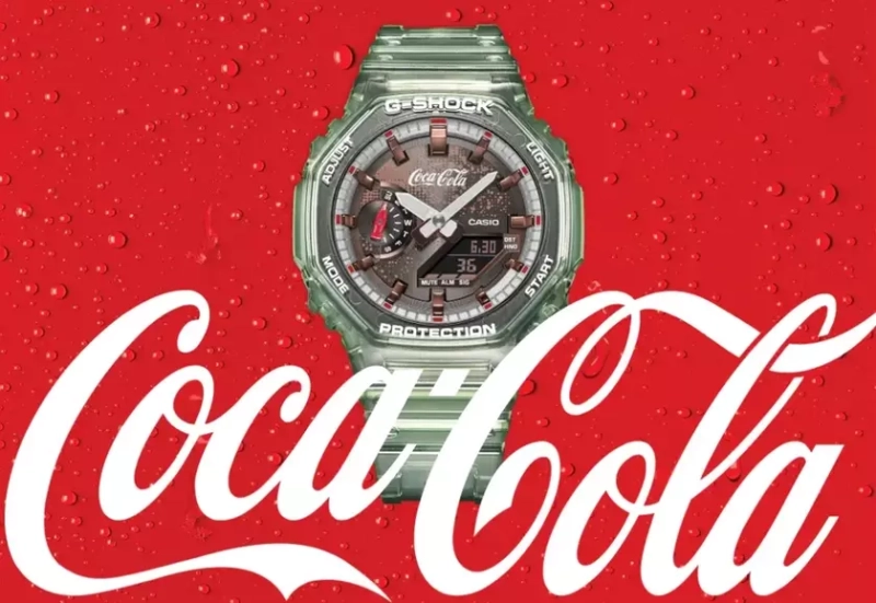 Время вкуса: Coca-Cola на запястье с часами Casio G-Shock