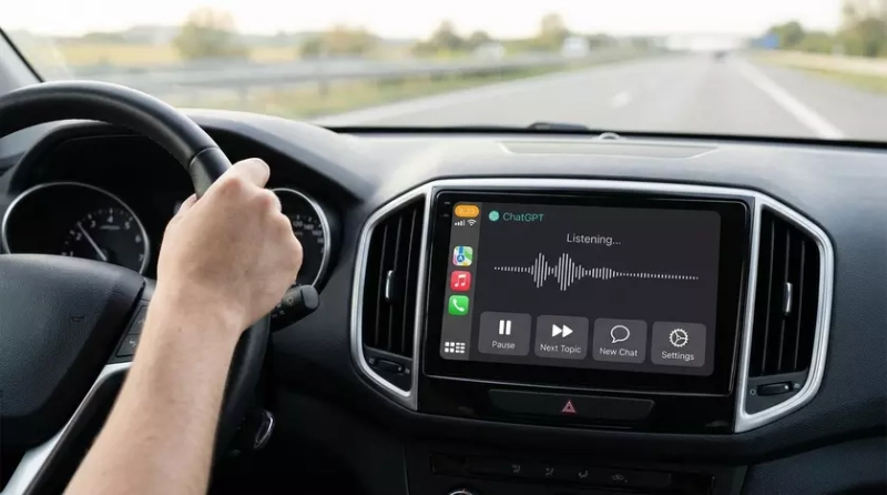 Интерфейс чат-бота в автомобиле