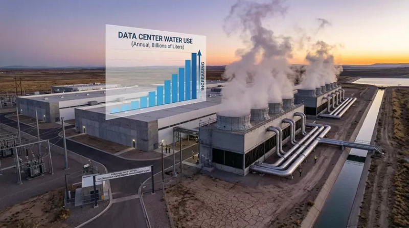 Серверная зала современного дата-центра