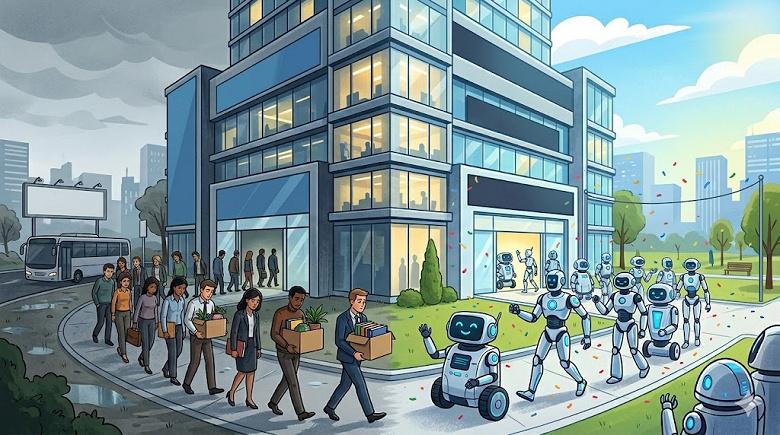 Искусственный интеллект как гильотина: почему ИТ-сектор потерял 80 000 специалистов за квартал