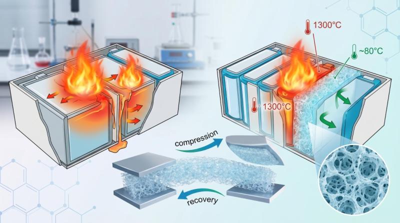 Китайский аэрогель против пожаров: как 2.3 миллиметра защитят электромобиль от 1300 °C