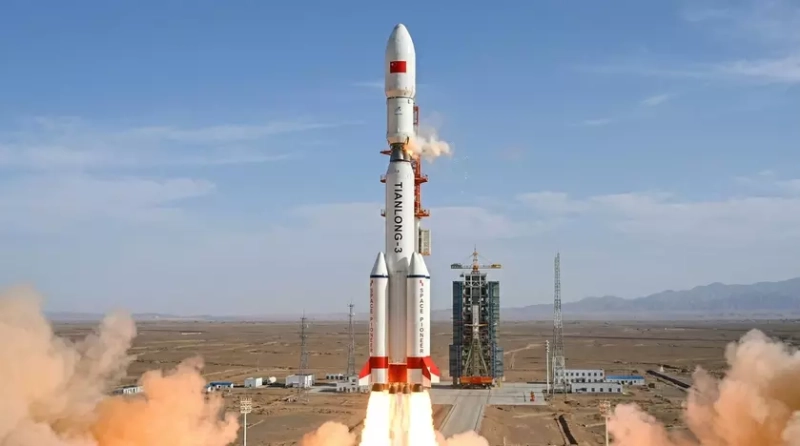 ракета tianlong-3 на стартовой площадке