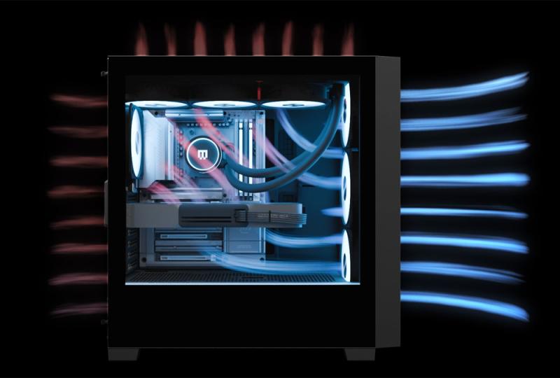 Maingear MG-1: когда кабелей не видно, а RTX 5090 уже внутри