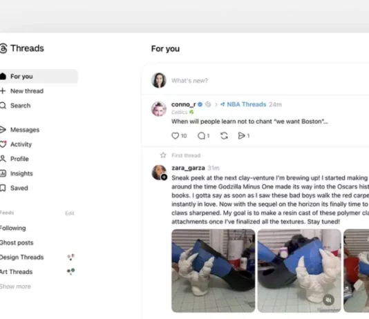Threads раскрыл карты: личные сообщения и новая навигация теперь в веб-версии