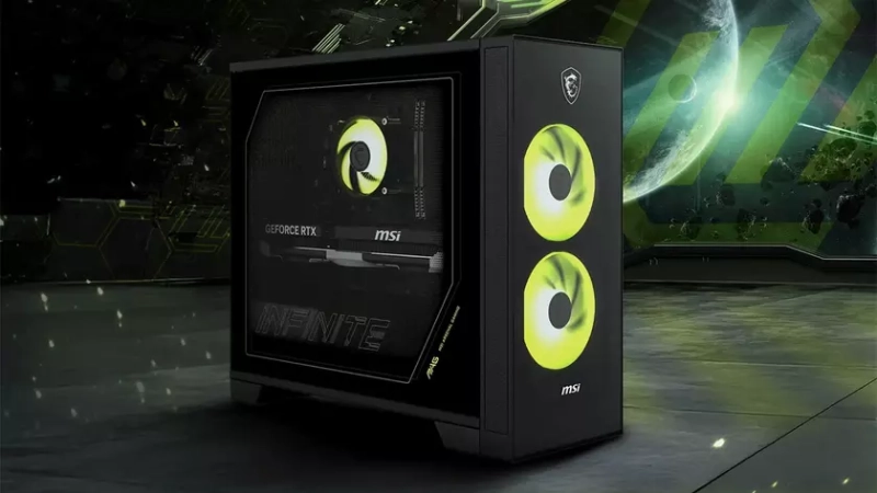 Игровой компьютер MSI MAG Infinite S AI 2nd с подсветкой