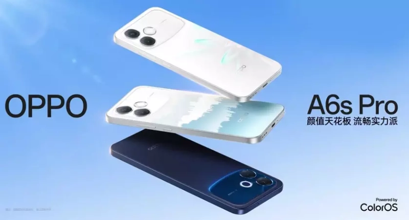 Смартфон Oppo A6s Pro синего цвета