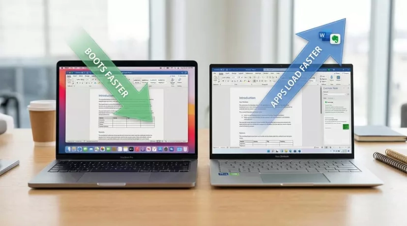 Сравнение ноутбуков Asus и MacBook