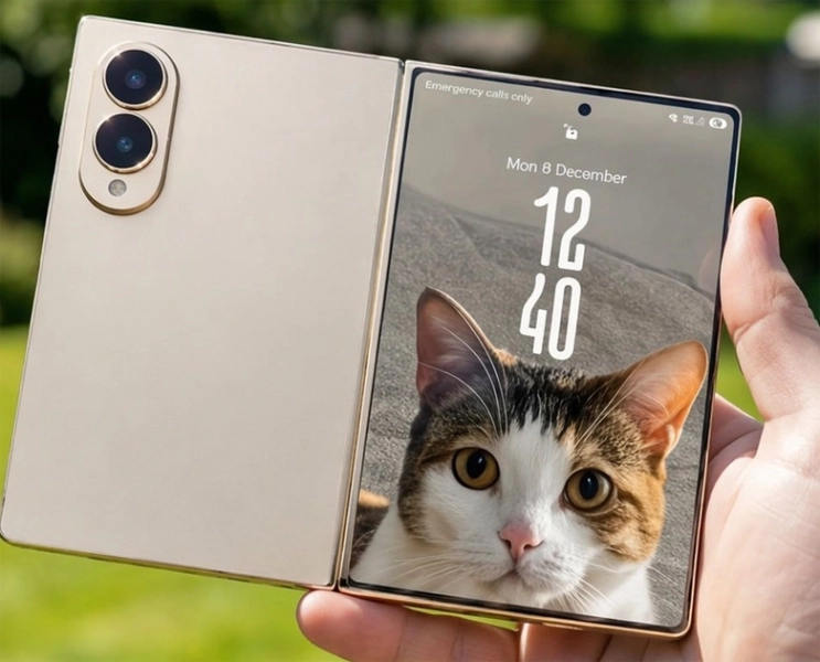 Рендер нового смартфона Samsung Galaxy Z Fold8 Wide