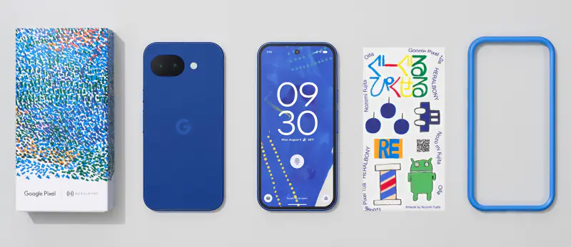 Синий, плоский и японский: Google представила Pixel 10a Isai Blue Edition