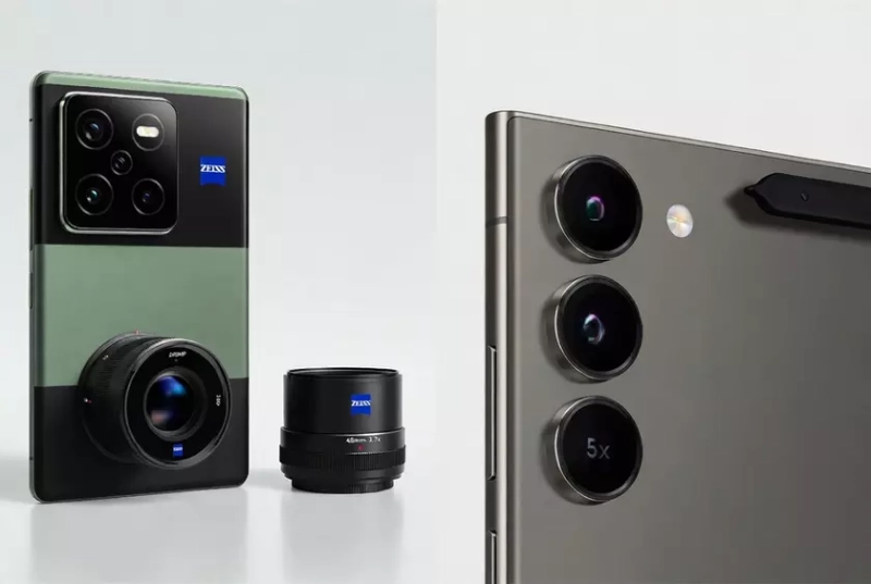 Сравнение зума Vivo X300 Ultra и Samsung Galaxy S26 Ultra