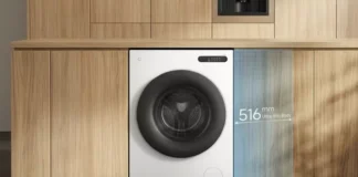 Прячется, стирает, светит: Xiaomi представила революционную стиральную машину будущего