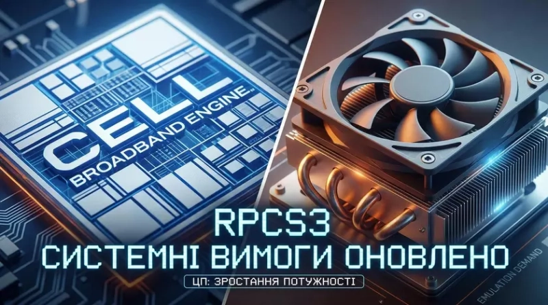 Обновленные системные требования эмулятора RPCS3