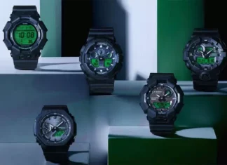 Casio G-Shock представил неоновую серию: Retro Cyber Green с солнечной зарядкой