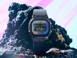 Casio представила уникальные G-Shock с радужным стеклом: каждые часы — произведение искусства